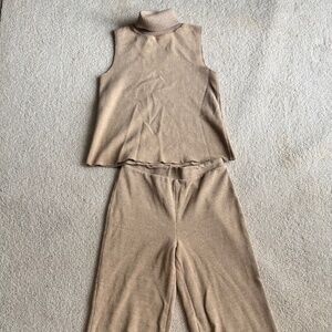 Zara Knit Loungewear - Beige